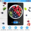 Kitchen Scale Digital Food Scales Bascula Electronic Cooking Scale Weight Touch Screen Glass Top Diet 5kg/11Lbs Accuracy 5 Core K 43