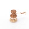 Wooden Pot Dish Washing Brush Bamboo Scruber Tableware Washing Cleaning Kitchen Supplies Home Sink Dishwashing Gadgets Tools