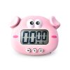 Kitchen Timer; Cute Cartoon Pig Electronic Countdown Timer; LCD Digital Cooking Timer Cooking Baking Assistant Reminder Tool