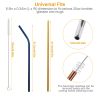 10Pcs 8.5in Stainless Steel Drinking Straws Reusable Metal Drinking Straws for 20oz Tumbler