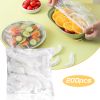 100-300pcs Disposable Food Cover Bag Plastic Wrap Elastic Food Lids Storage Kitchen Organizer Fresh Bag Fruit Bowls Caps Packing